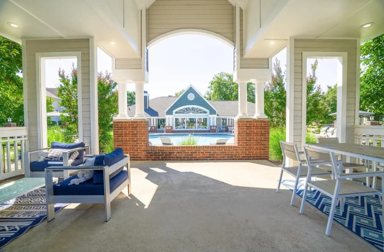 Louisville apartments for rent - image - Shaded Pool Pavilion & Lounge