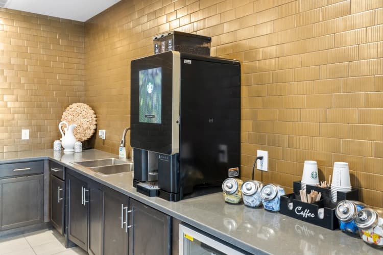 Louisville apartments for rent - image - Coffee station with commercial coffee maker