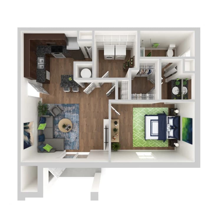 Louisville apartments for rent - image - 1 Bedroom, 1 Bath - 837 sq ft