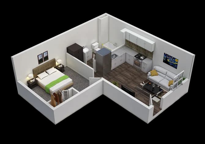 Louisville apartments for rent - image - 1 br small