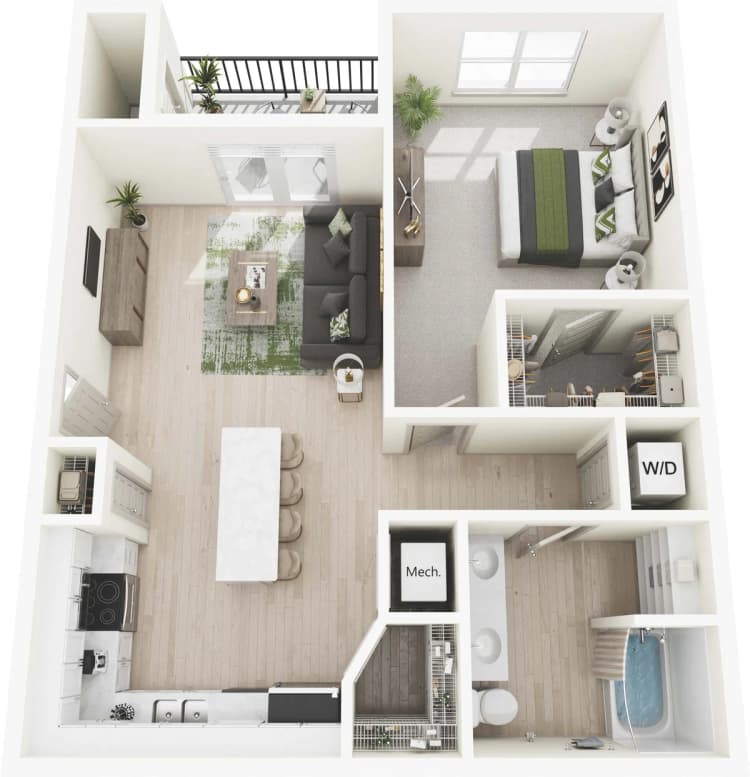 Louisville apartments for rent - image - 1 Bed, 1 Bath