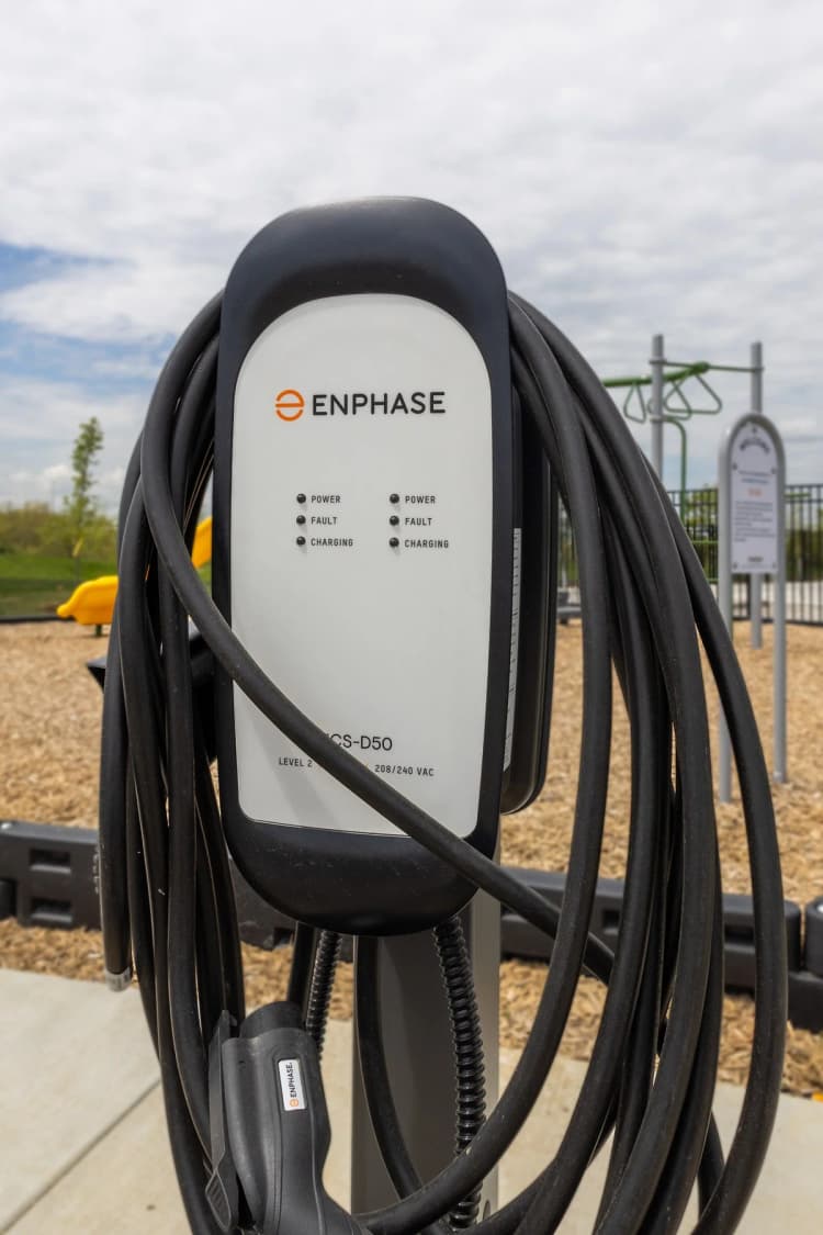Louisville apartments for rent - image - The Warren - EV Charging Station