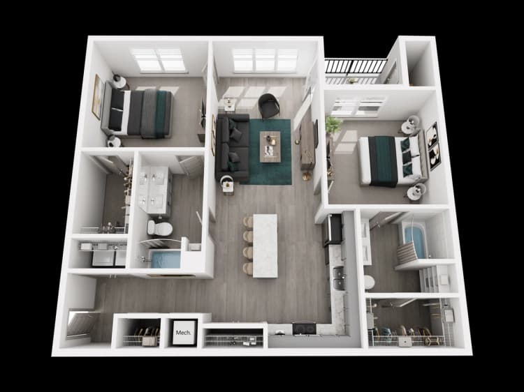 Louisville apartments for rent - image - 2 Bed, 2 Bath
