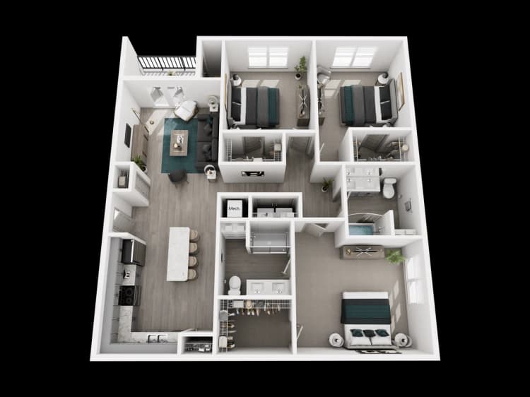 Louisville apartments for rent - image - 3 Bed, 2 Bath