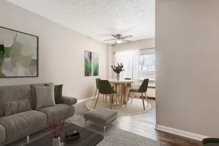 Louisville apartments for rent - image - Living Area With Dining